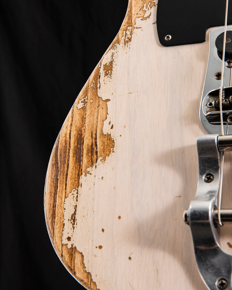 Used Fender Custom Shop CuNiFe Blackguard Tele Aged White Blonde