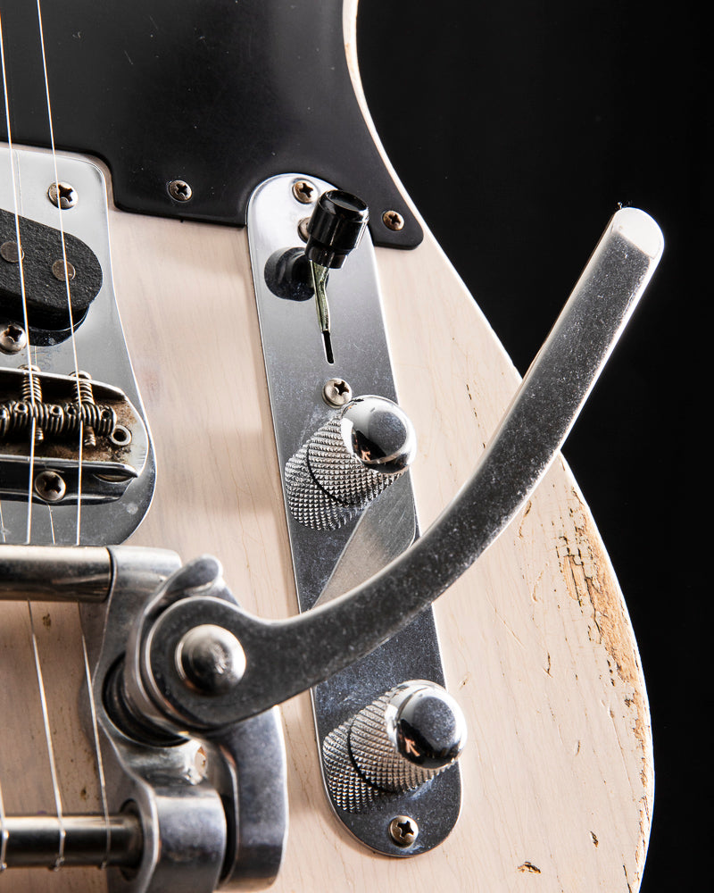 Used Fender Custom Shop CuNiFe Blackguard Tele Aged White Blonde