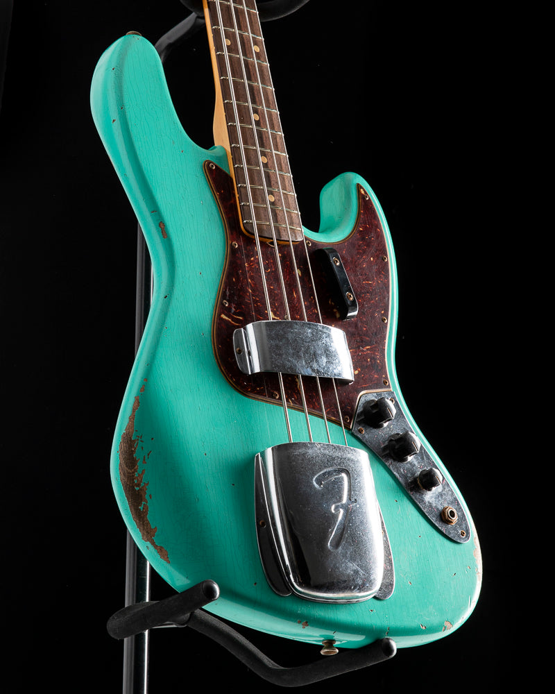 Used Fender Custom Shop '64 Jazz Bass Relic Sea Foam Green