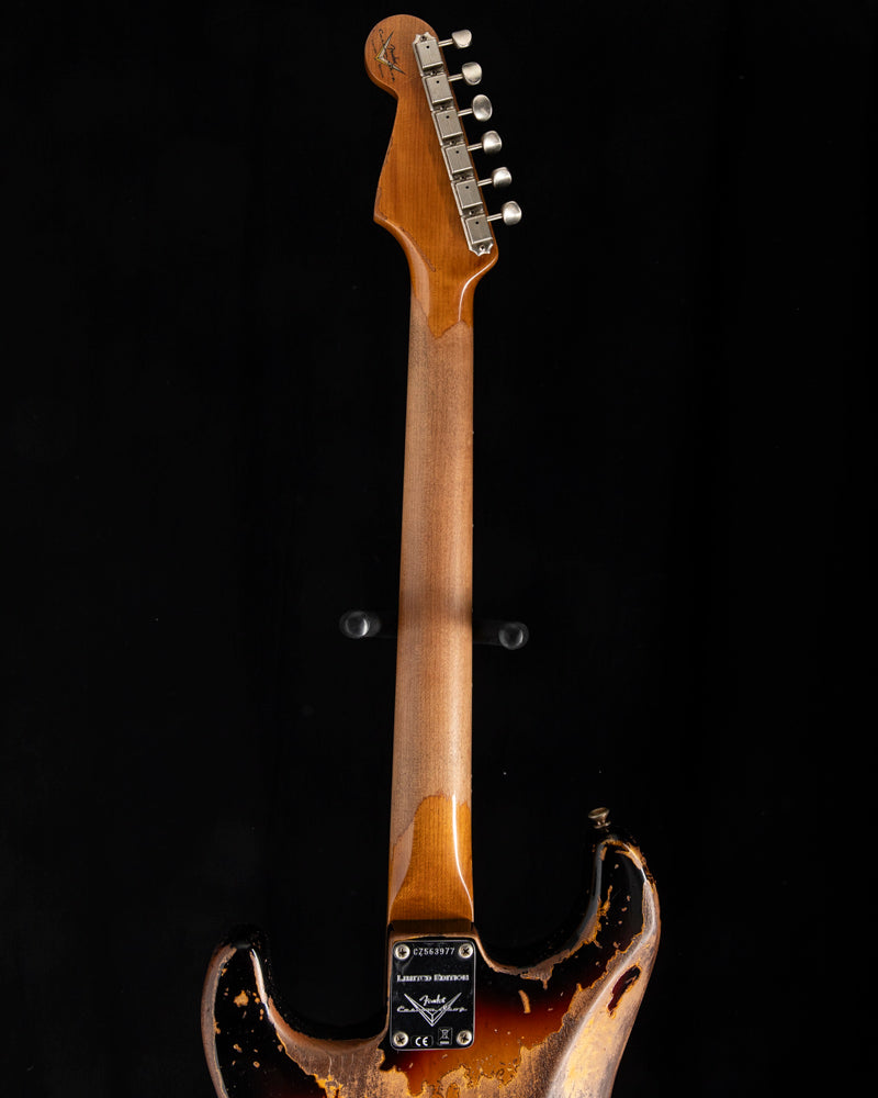 Used Fender Custom Shop LTD Roasted '61 Strat Super Heavy Relic Aged 3-Tone Sunburst