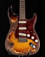 Used Fender Custom Shop LTD Roasted '61 Strat Super Heavy Relic Aged 3-Tone Sunburst