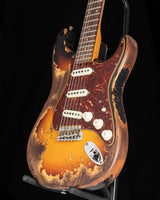 Used Fender Custom Shop LTD Roasted '61 Strat Super Heavy Relic Aged 3-Tone Sunburst
