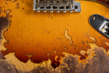 Used Fender Custom Shop LTD Roasted '61 Strat Super Heavy Relic Aged 3-Tone Sunburst