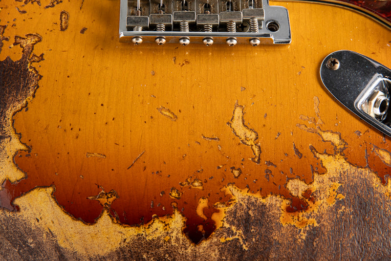 Used Fender Custom Shop LTD Roasted '61 Strat Super Heavy Relic Aged 3-Tone Sunburst