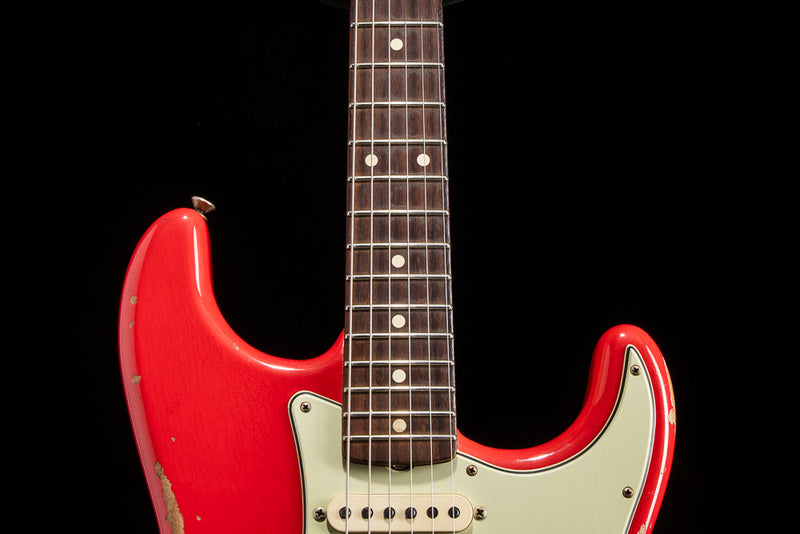 Used Fender Custom Shop ‘61 Stratocaster Heavy Relic Fiesta Red