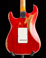 Used Fender Custom Shop '63 Strat Heavy Relic Crimson Transparent