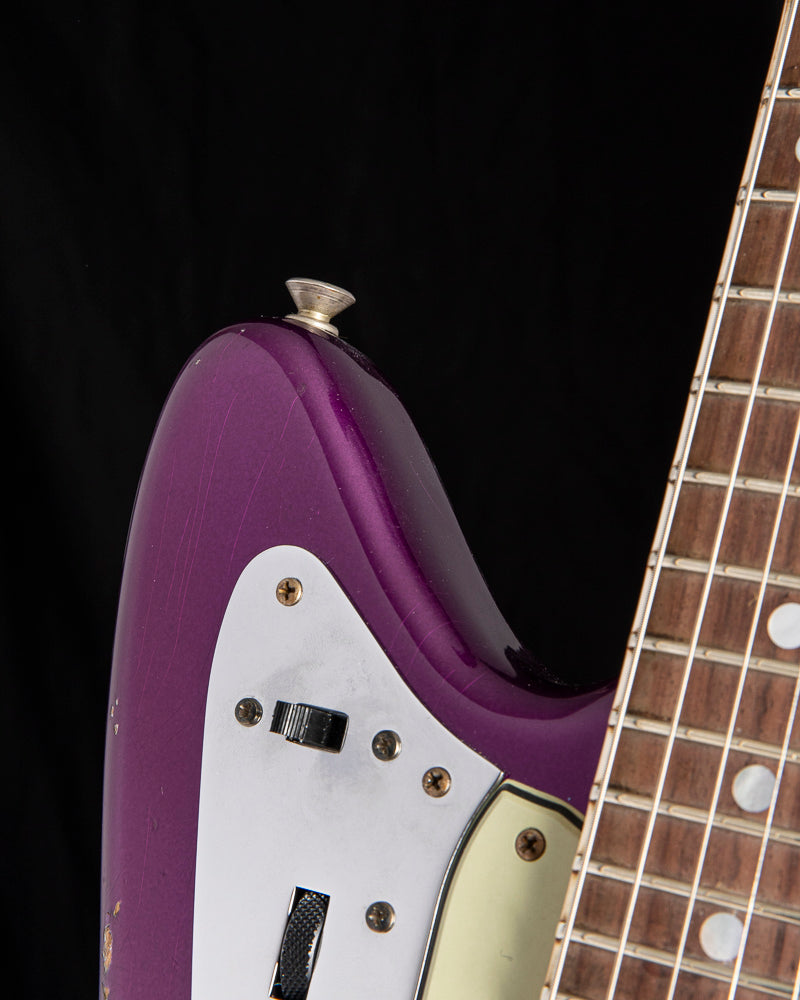 Used Fender Custom Shop 1965 Jaguar Heavy Relic Faded Purple Metallic