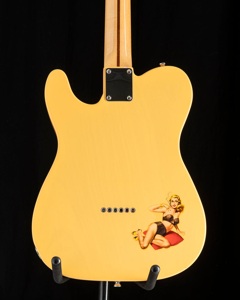 Used Fender Custom Shop C.W. Fleming 1951 Nocaster Thinline Butterscotch Blonde