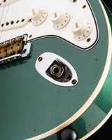 Used Fender Custom Shop Double Bound Strat Journeyman Aged Sherwood Metallic