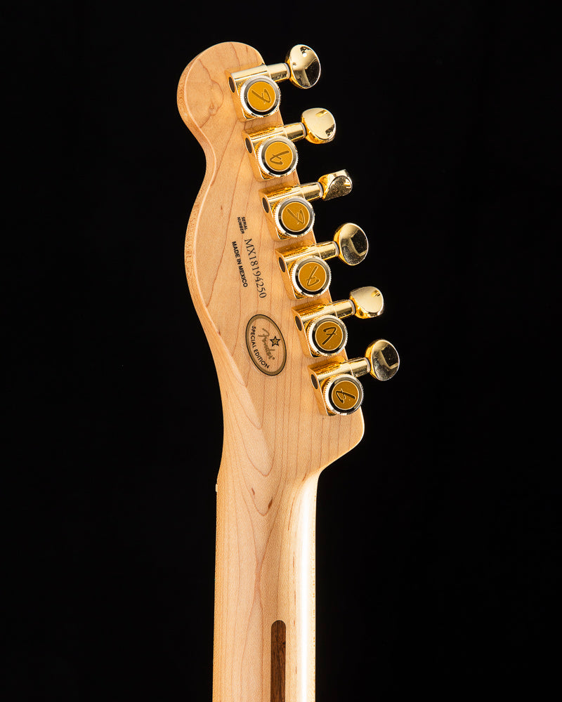 Used Fender Deluxe Telecaster Thinline Satin Black Limited Edition