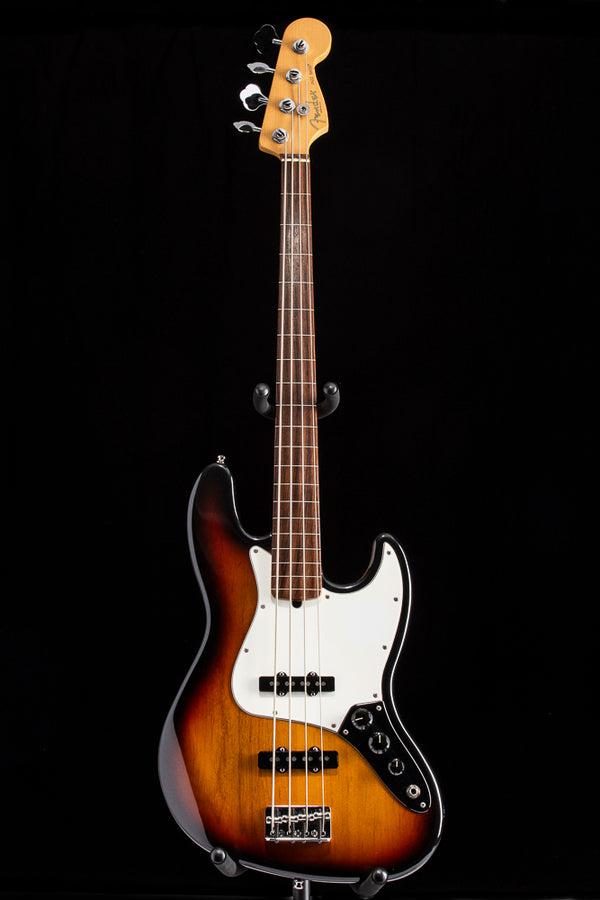 Used Fender American Standard Fretless Jazz Bass 3-Tone Sunburst