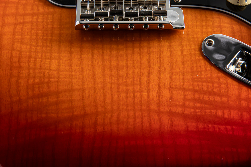 Fender Rarities Flame Ash Top Stratocaster | Plasma Red Burst Strat