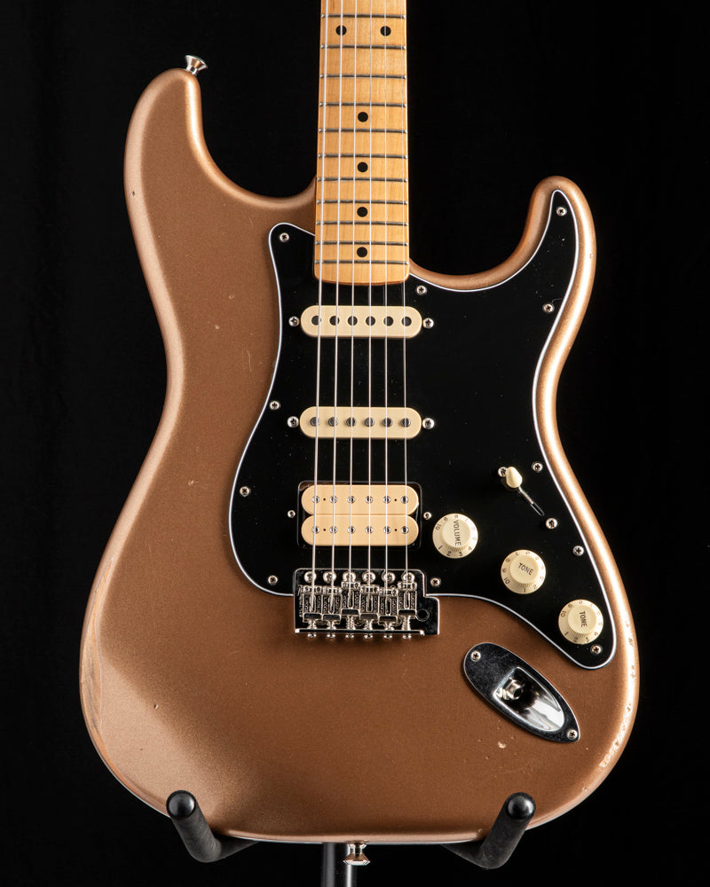 Used Fender Vintera Road Worn Stratocaster Firemist Gold