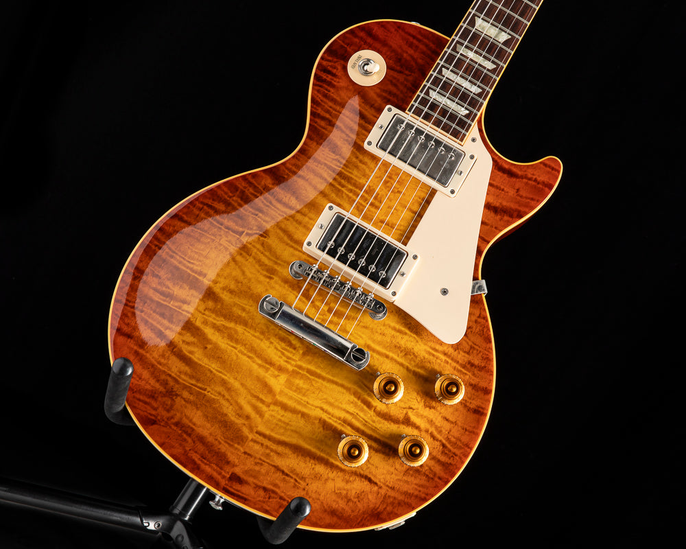 Used 1996 Gibson Les Paul 1959 Reissue R9 Quilt Dark Burst