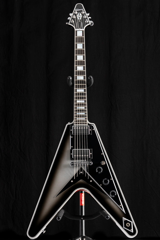 Used Gibson Custom Flying V Custom Silverburst