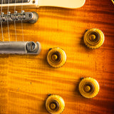 Used Gibson Custom Les Paul 1959 Made 2 Measure Murphy Light Aged Faded Cherry Tea Burst