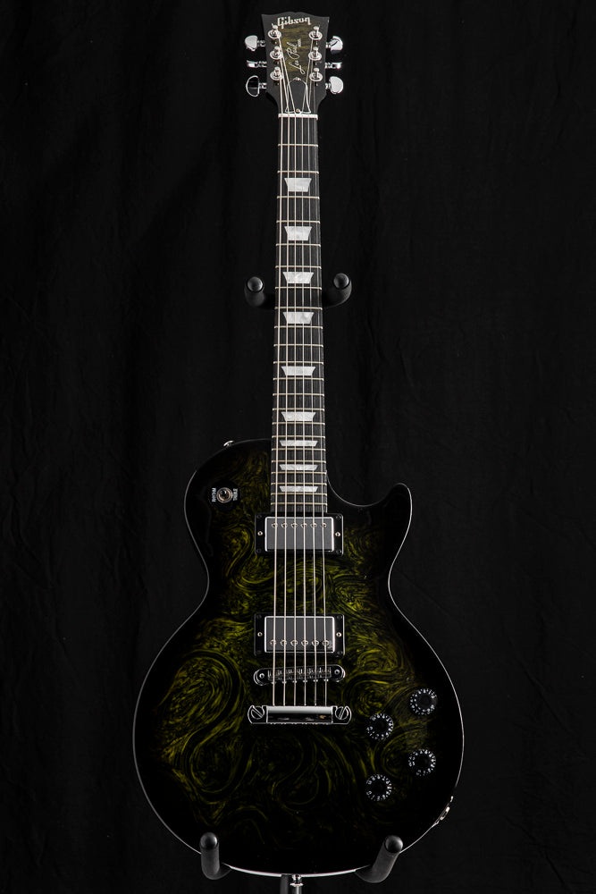 Used Gibson USA Anniversary Nashville Flood Les Paul Studio Green Swir