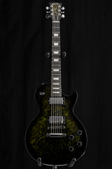 Used Gibson USA Anniversary Nashville Flood Les Paul Studio Green Swirl