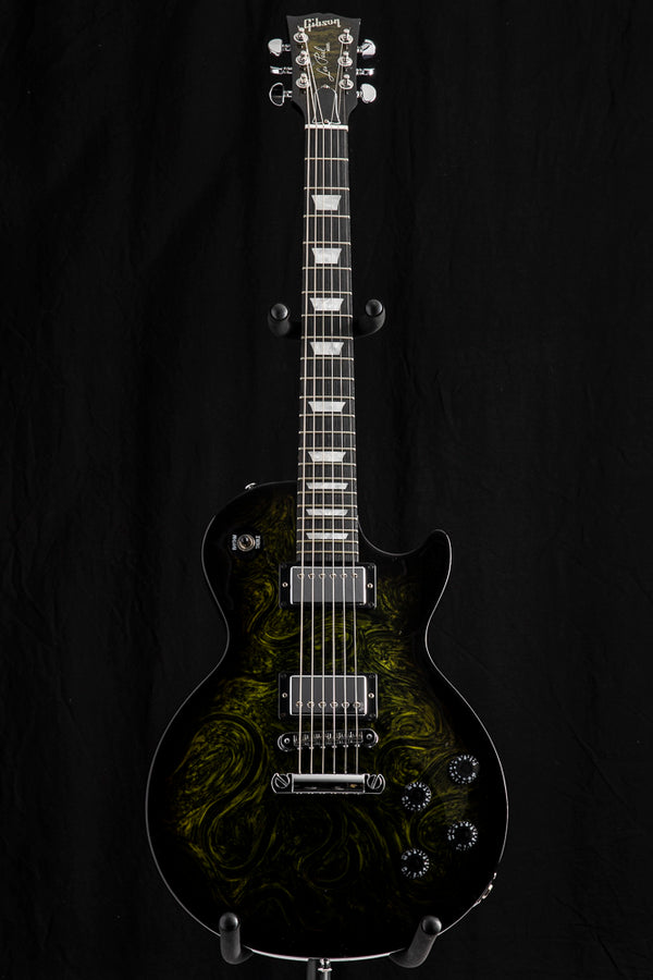 Used Gibson USA Anniversary Nashville Flood Les Paul Studio Green Swir