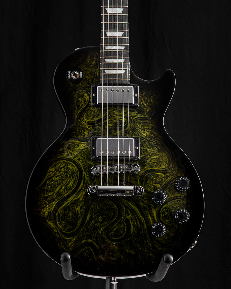 Used Gibson USA Anniversary Nashville Flood Les Paul Studio Green Swir