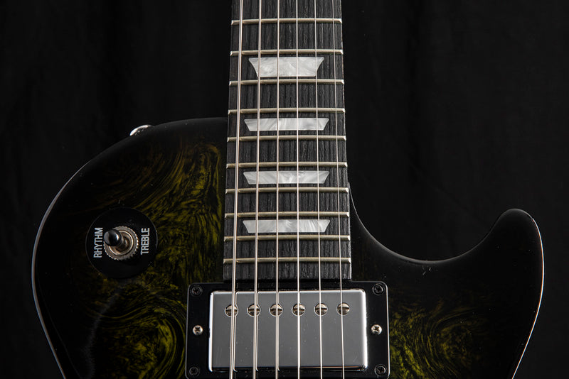 Used Gibson USA Anniversary Nashville Flood Les Paul Studio Green Swir
