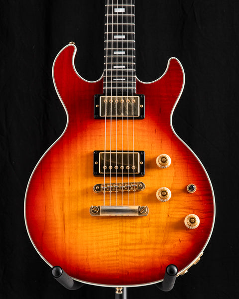 Used Gibson Longhorn Double Cut Guitar of the Month Heritage Cherry Su