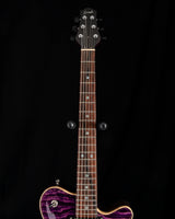 Used Grosh Set Neck Trans Purple