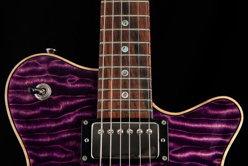 Used Grosh Set Neck Trans Purple