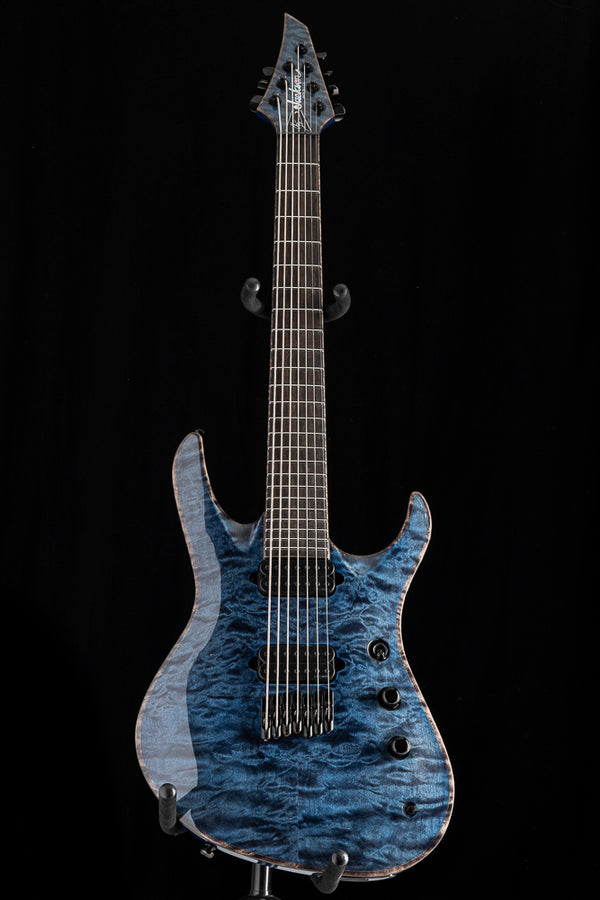 Used Jackson USA Signature Chris Broderick Soloist 7 Transparent Blue