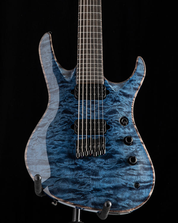 Used Jackson USA Signature Chris Broderick Soloist 7 Transparent Blue