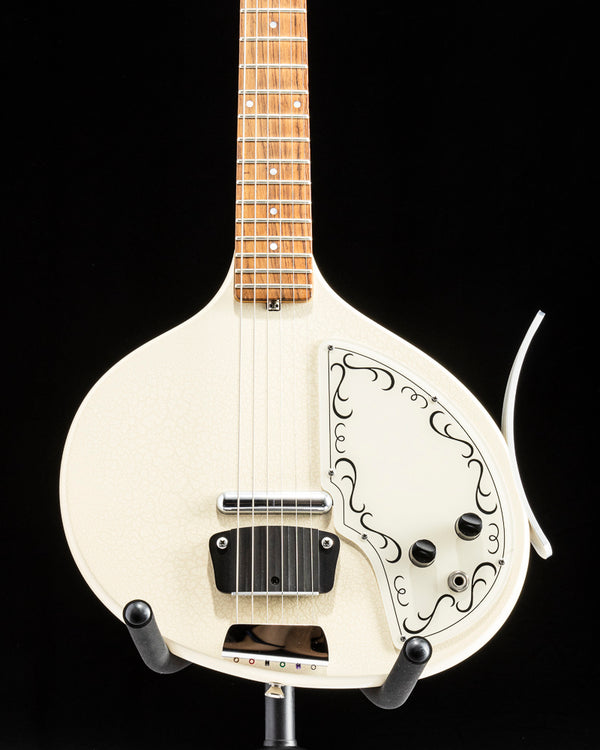 Jerry Jones Electric Sitar 本体 Used Jerry Jones Baby Sitar White Crackle