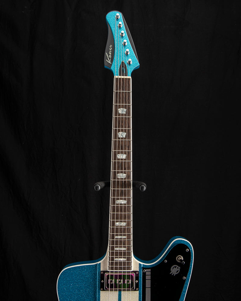 Used Kauer Banshee Deluxe Blue Sparkle