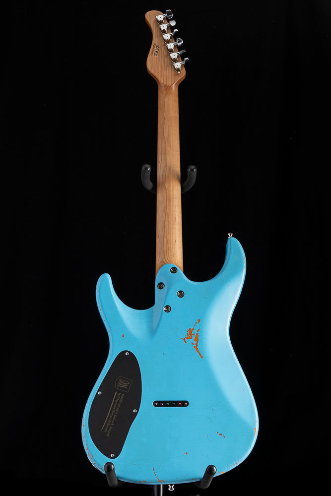 Used Mayones Aquila 6 Aged Monolith Daphne Blue