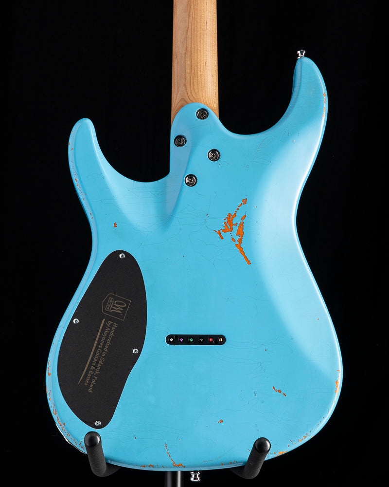 Used Mayones Aquila 6 Aged Monolith Daphne Blue