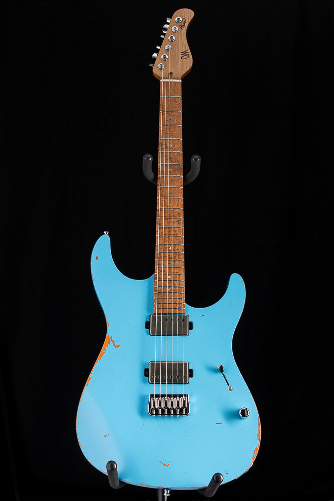 Used Mayones Aquila 6 Aged Monolith Daphne Blue