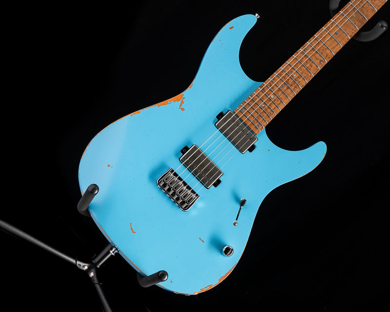 Used Mayones Aquila 6 Aged Monolith Daphne Blue