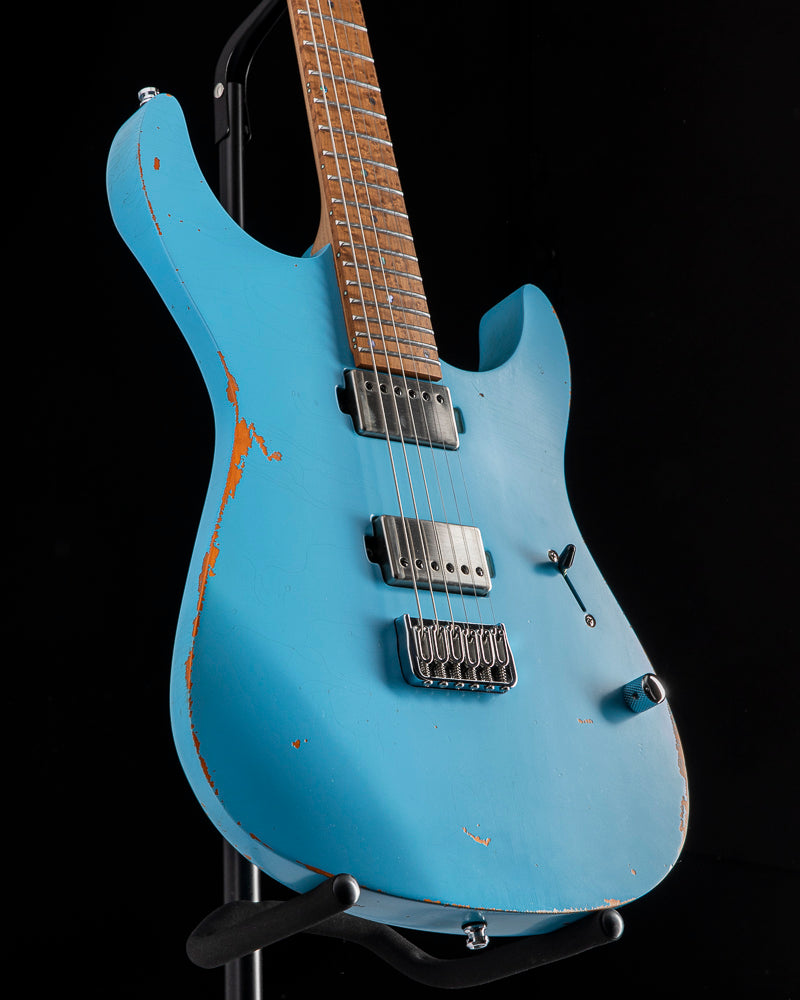 Used Mayones Aquila 6 Aged Monolith Daphne Blue