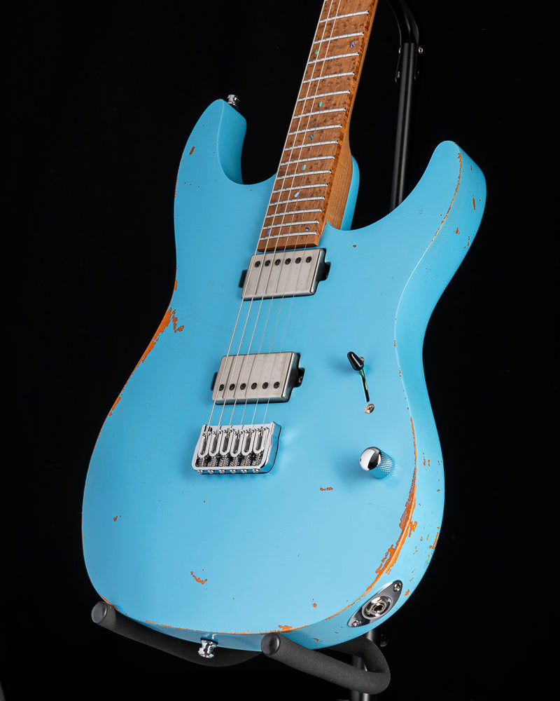 Used Mayones Aquila 6 Aged Monolith Daphne Blue