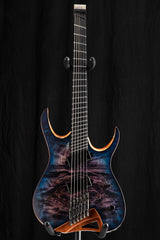 Used Mayones Hydra VF 6 Dirty Purple Blue Burst