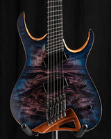 Used Mayones Hydra VF 6 Dirty Purple Blue Burst