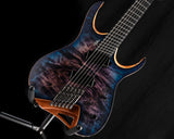 Used Mayones Hydra VF 6 Dirty Purple Blue Burst