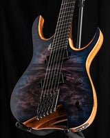 Used Mayones Hydra VF 6 Dirty Purple Blue Burst