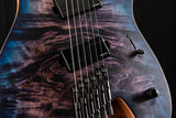 Used Mayones Hydra VF 6 Dirty Purple Blue Burst