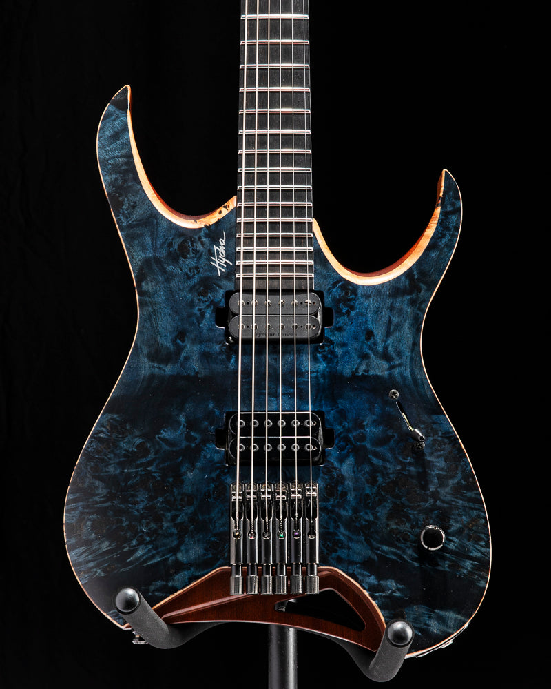 Used Mayones Hydra Elite 6 Trans Blue Satin