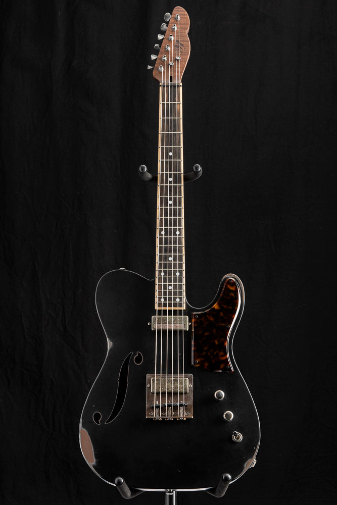 Used Mule Resophonic Mulecaster Aged Black
