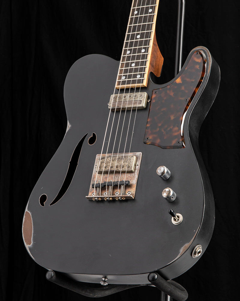 Used Mule Resophonic Mulecaster Aged Black