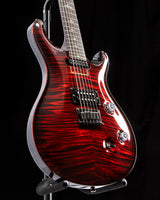 Used Paul Reed Smith Private Stock Custom 24 Stoptail Fire Red Smokeburst