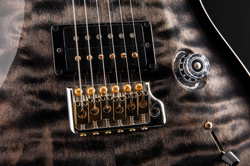 Used Paul Reed Smith Wood Library Custom 24 Charcoal Smokeburst