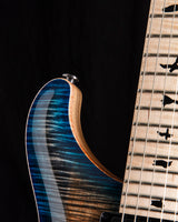 Used Paul Reed Smith Wood Library Custom 24 Floyd Charcoal Blue Burst Brian's Guitars Limited