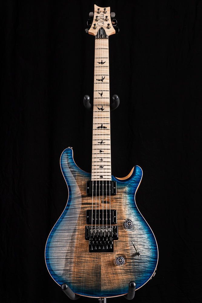 Used Paul Reed Smith Wood Library Custom 24 Floyd Charcoal Blue Burst Brian's Guitars Limited